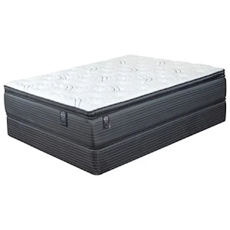 Queen Pillow Top Mattress and 9" Black Foundation